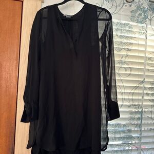 Vince doble layer mini dress
